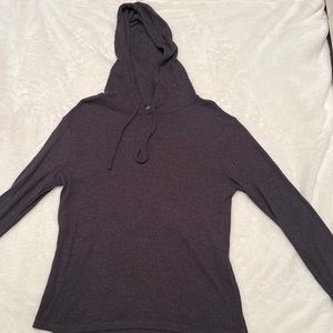 Gray thin hoodie